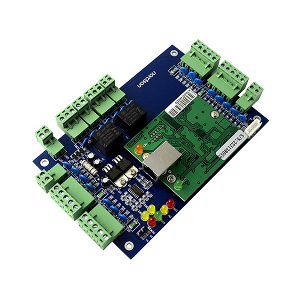 Porta dupla com base em IP TCP/IP do Sistema de Controle de acesso Wiegand de controle de acesso da placa de controle de acesso com o SDK gratuito