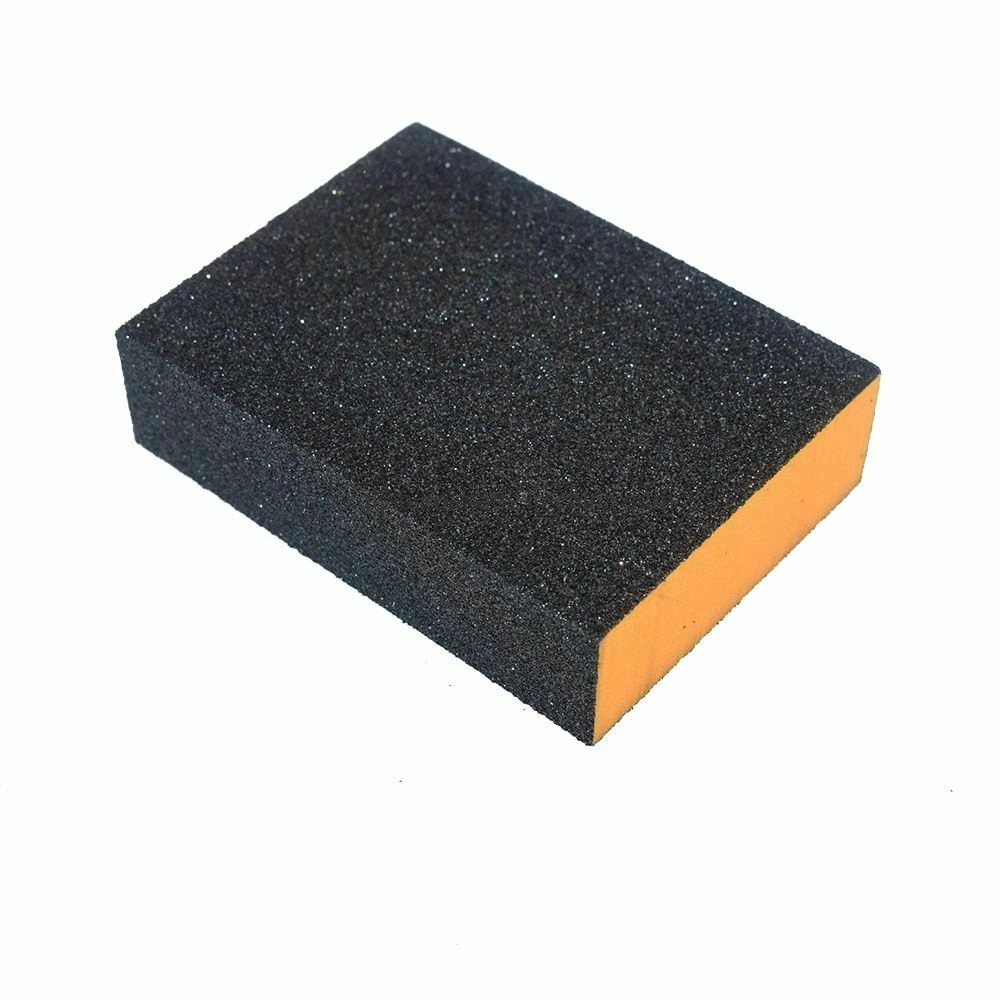 Oxyde d'aluminium éponge abrasive bloc de mousse noire de ponçage