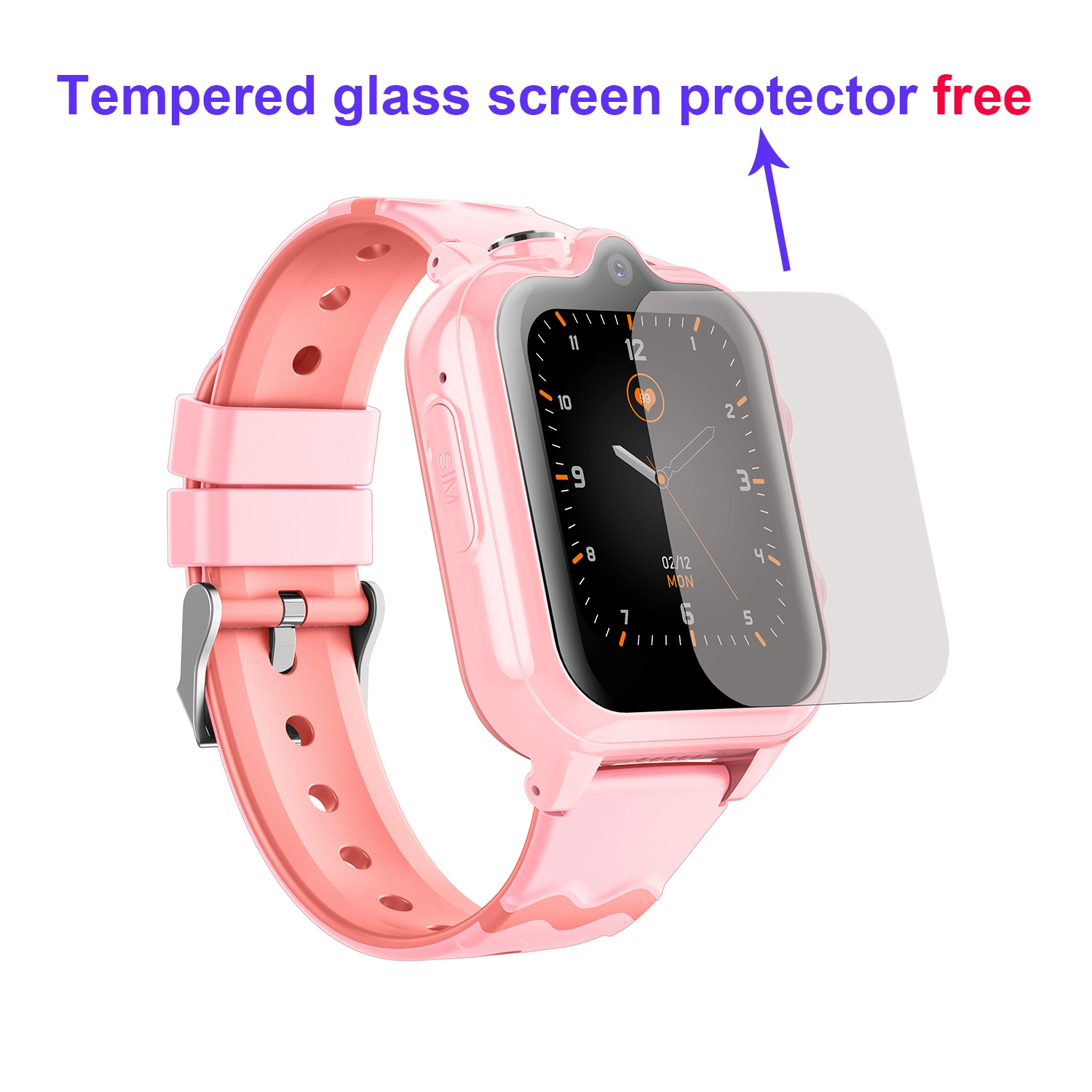 Nuevo diseño IP67 resistente al agua 4G LTE práctico GPS Tracker reloj Con grabación de voz de doble cámara Geo-cercado Alertas para instantánea remota D49