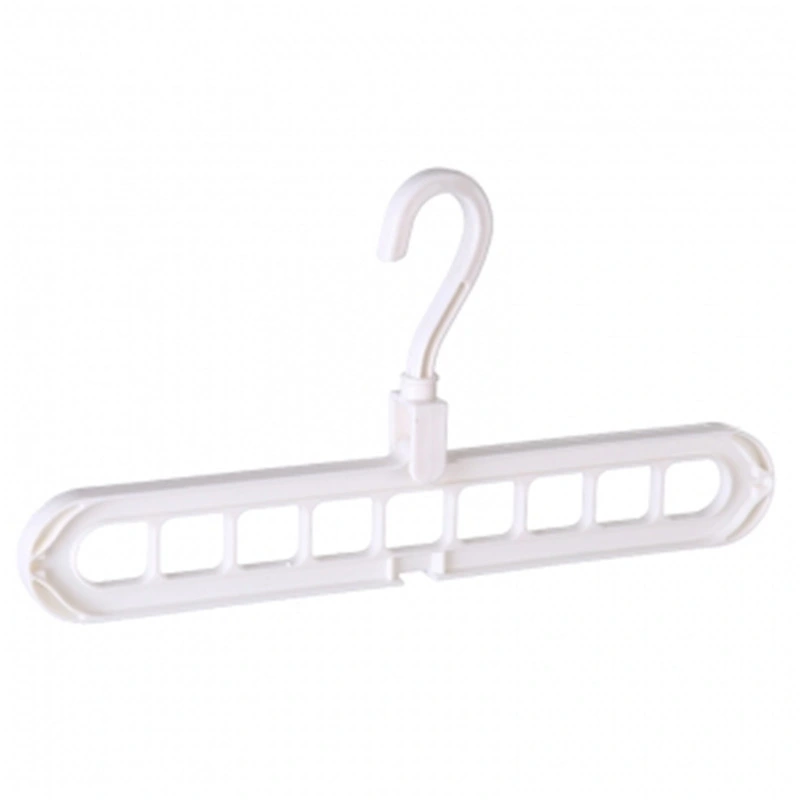 Folding 9-Hole Clothes Hanger