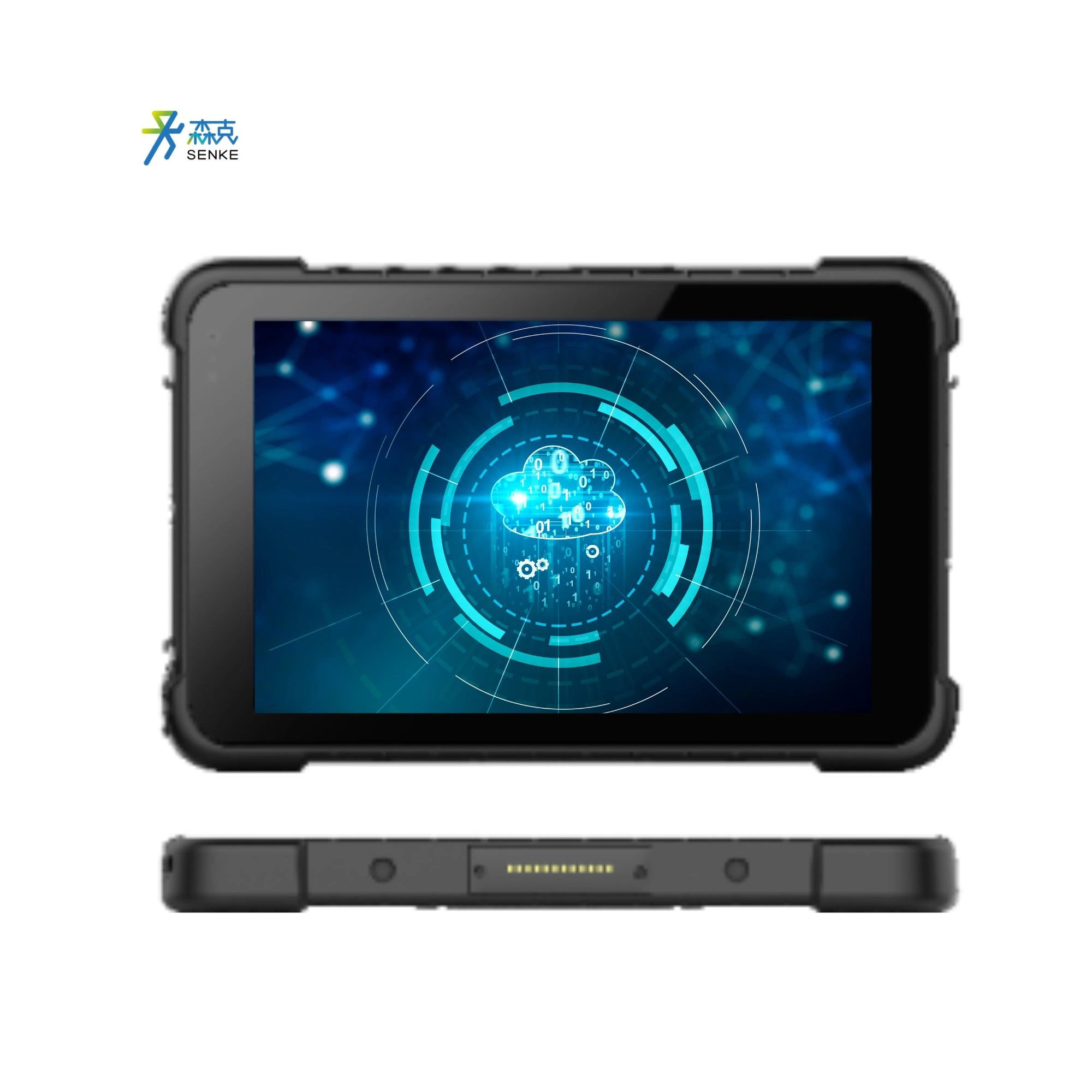 Senke Customized 8" Screen Outdoor IP67 Water Resistance Handheld Rugged Tablet Industrial Panel PC