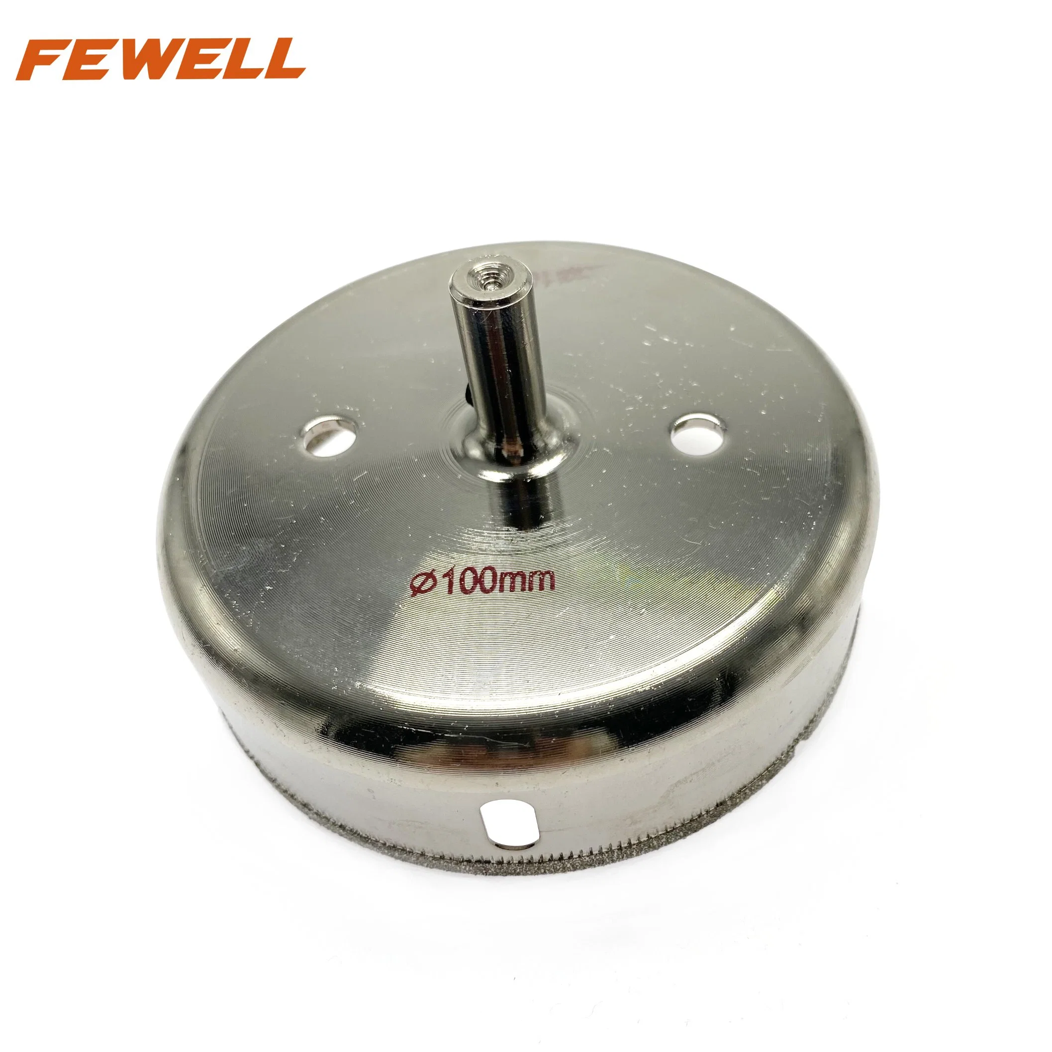 Electroplated Diamond Positioning Core Drill Bits Glass Hole Saw 100mm for Marble Granite Tiles