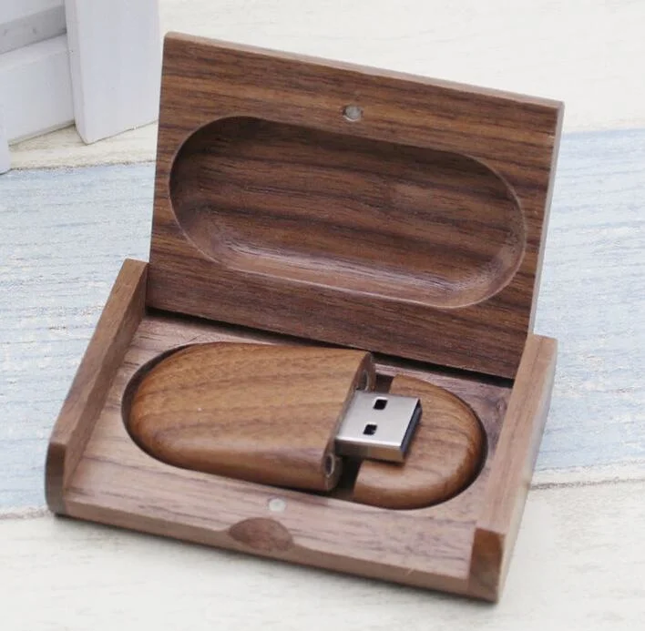 La memoria USB Flash Drive personalizados de madera para el estudio de fotografía