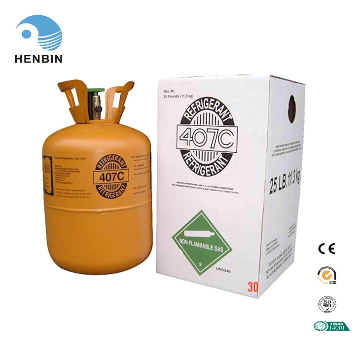 Environmental Friendly Mixed Gas R407c Refrigerant Gas