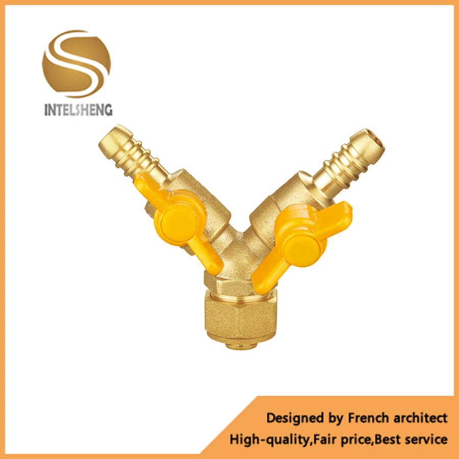 Customized 1/4 Inch-4 Inch Brass Forged Radiator Water Gas Control Ball Valve for Pipe Connection