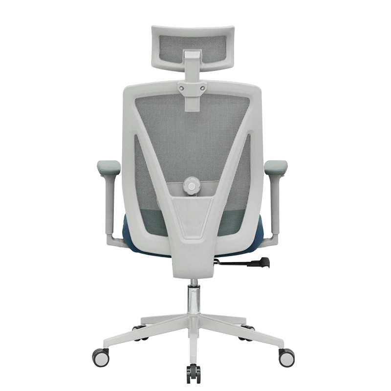 High Back Ergonomic Adjustable Armrest Home Luxury Guest Manager Swivel Chairs Small Sample Office Chair