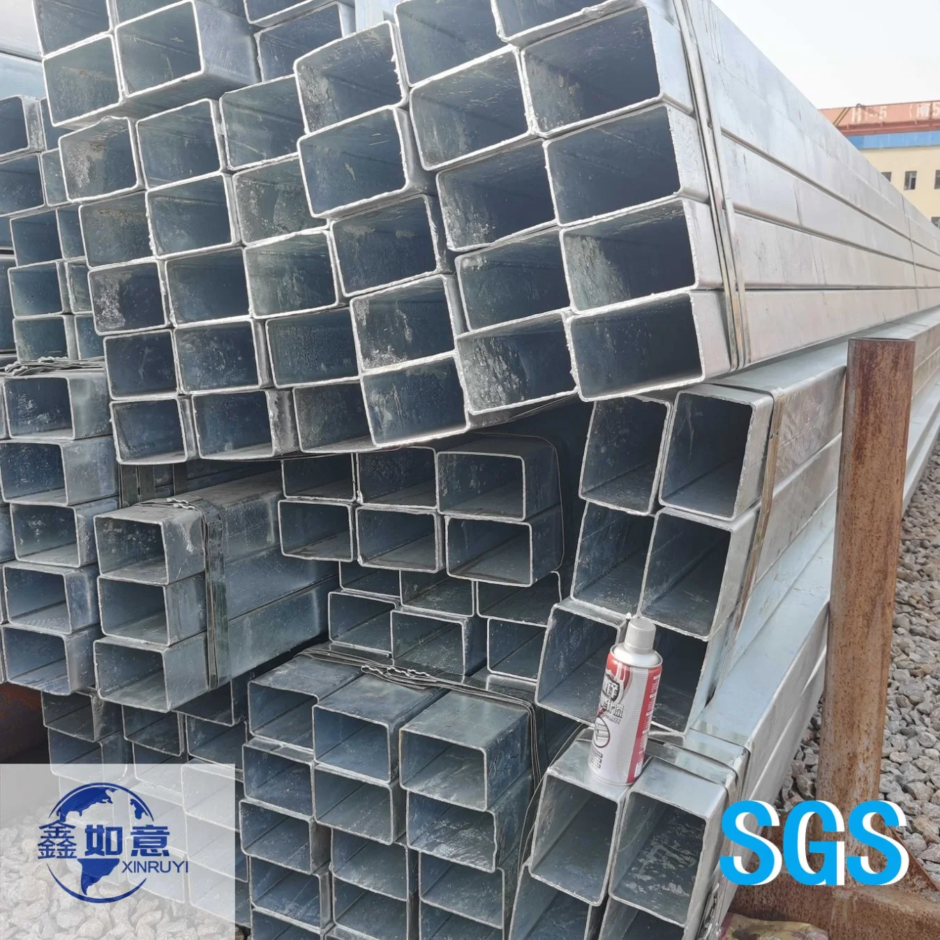 Building Materials Structure Steel Greenhouse Steel Pipe Hot Dipped Galvanized Steel Special Shaped Square and Rectangle Pipes