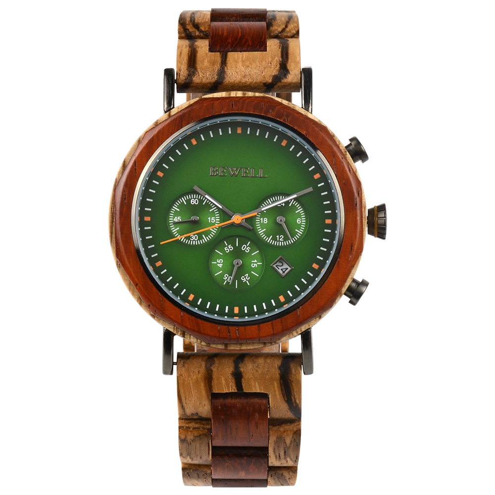 Classic High End Metal Black Walnut Wood Water Resistant Men Prudence : bois