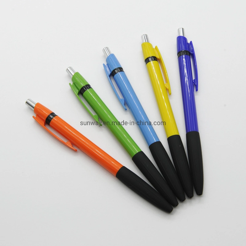 Pen Factory Blue Plastic Personalized Logo Advertising Ball Point Pen