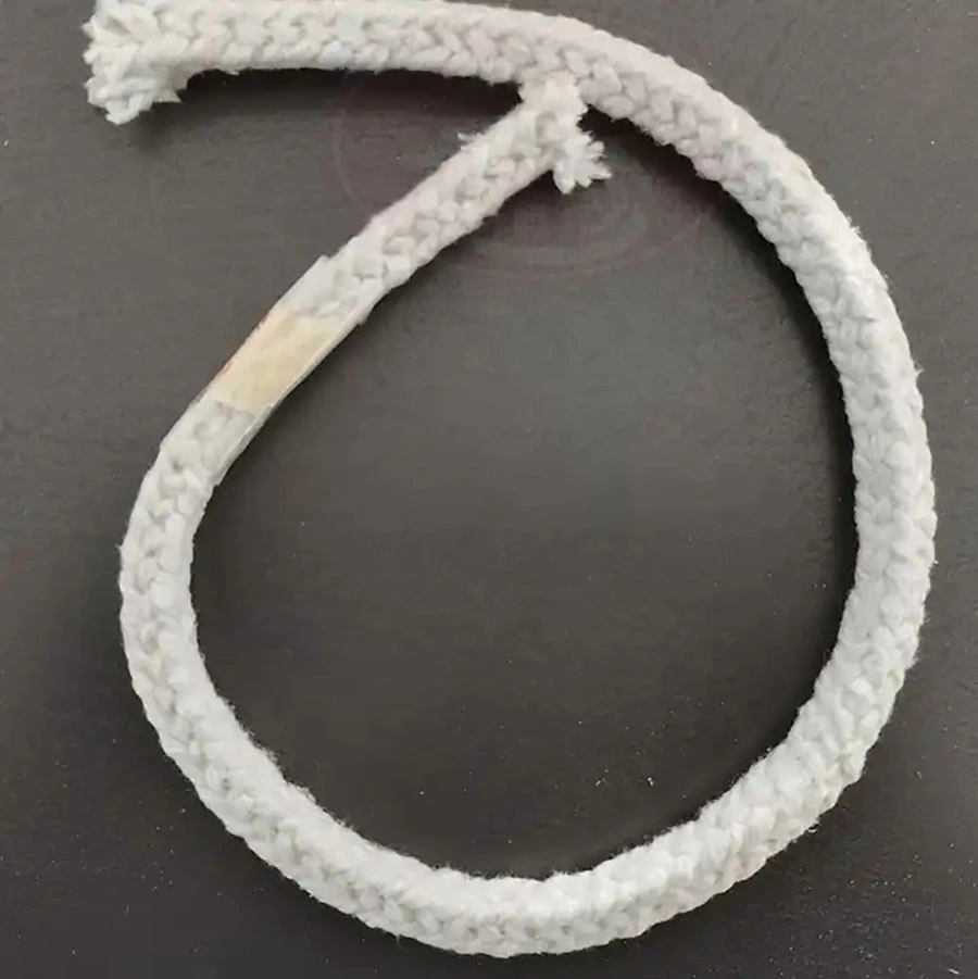 High Temperature Insulation Material Ceramic Fiber Twisted Rope Rug Materialsceramic Fiber Square Rope
