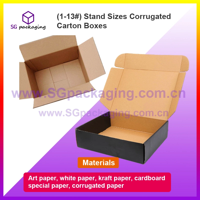 FSC Certificate 1-13# Stand Sizes Corrugated Carton Boxes