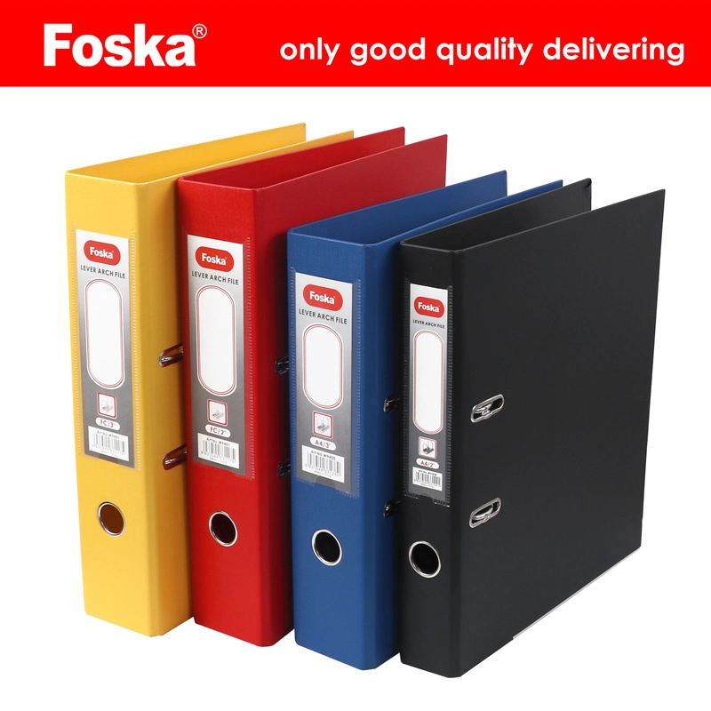 Foska Double Side PVC A4 and FC Lever Arch File