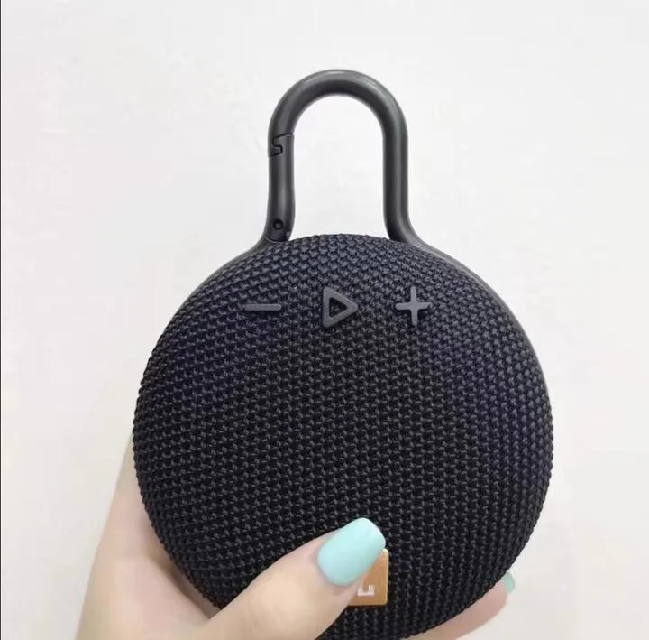 Mini-enceinte portable sans fil Clip3, son sportif clip 3 d'extérieur Enceinte de poche en tissu étanche