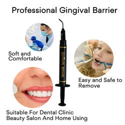 Dental Blanchiment Tooth Blue Gingival Gum Barrier Protection Gel for Teeth Whitening