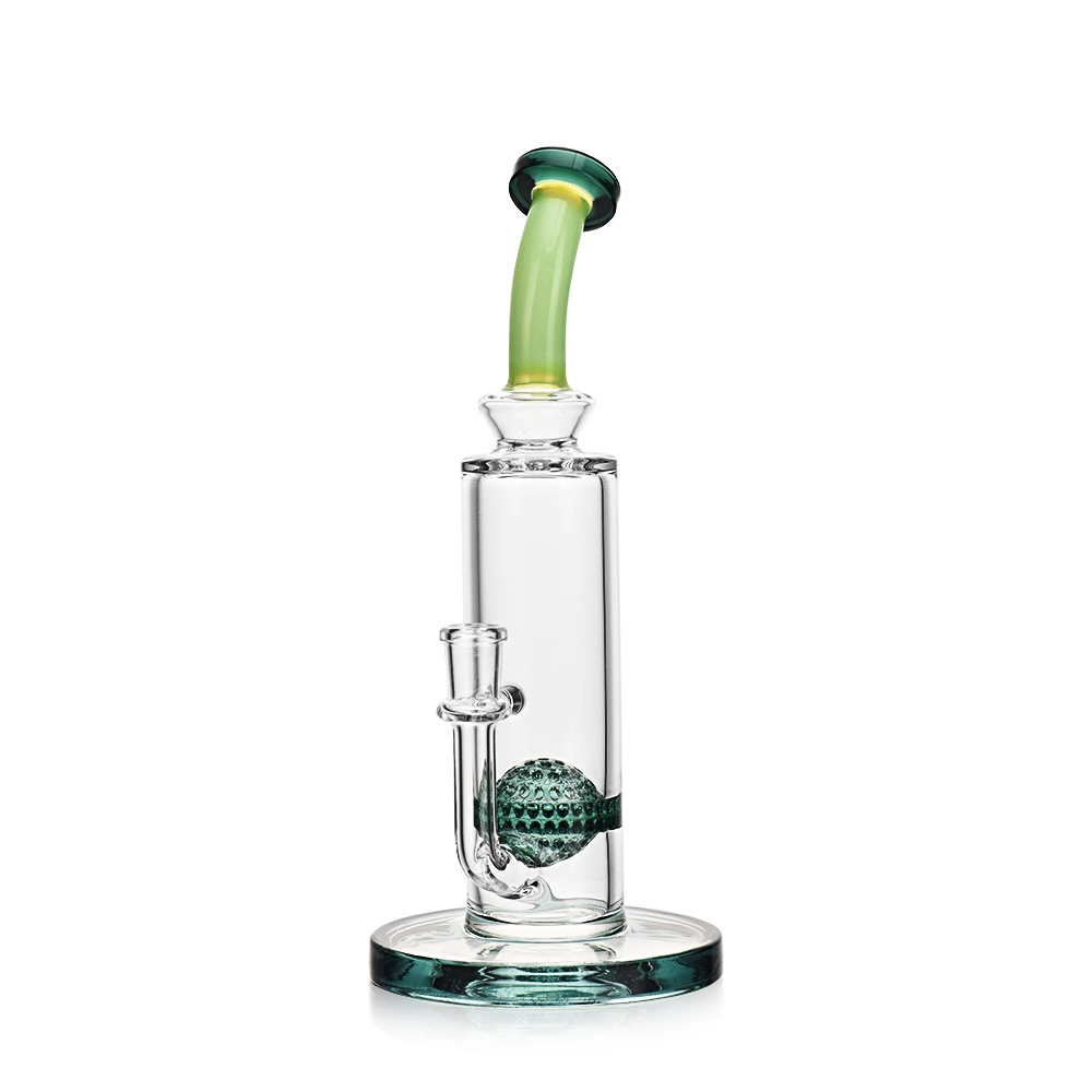 Essigo Slime Colors UFO PERC DAB Ölbohrer berauschtes Glas Rauchwasserpfeife mit 14mm Schüssel