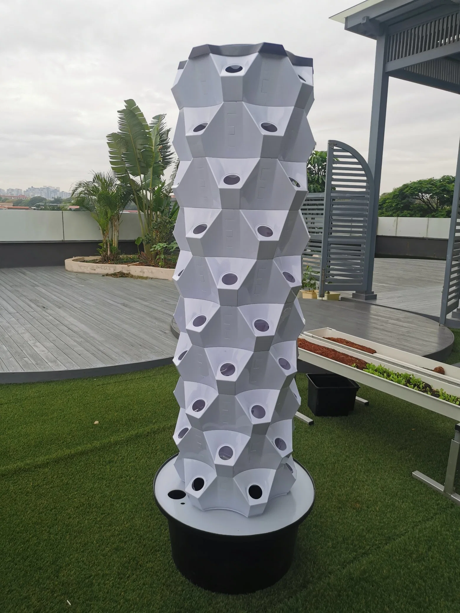 Pipeapple Tower Gemüse Anbauen Erdbeeren Hausgebrauch Garten Hydroponics