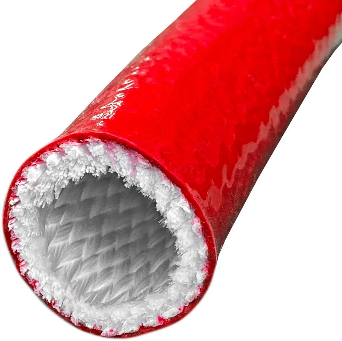 Stainless Steel Flexible Hose Protective Silicone Fiber Glass Fire Sleeve