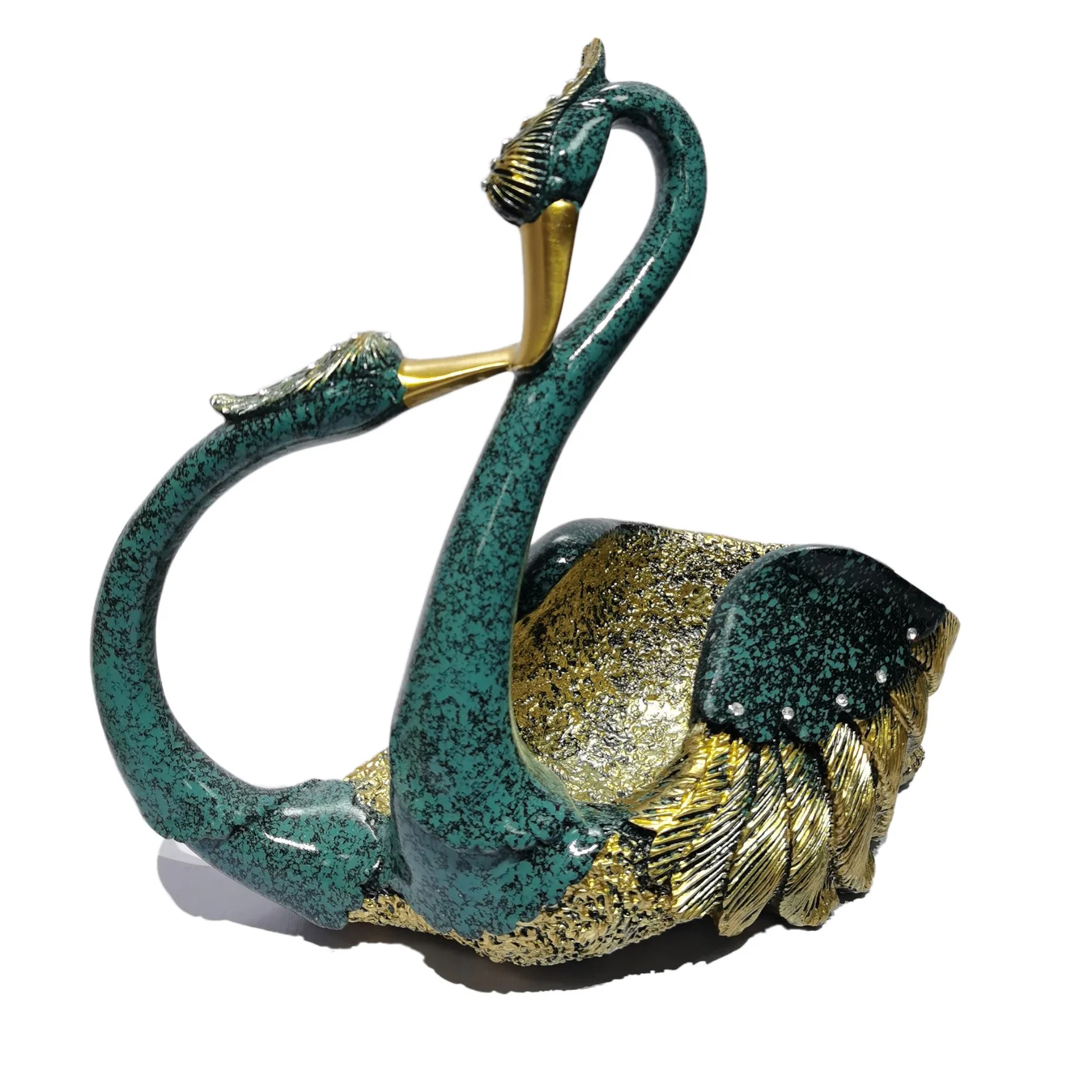 Resin Crafts Gifts Christmas Home Decorations Ornament Resin Animal Swan Wine Bottle Holder