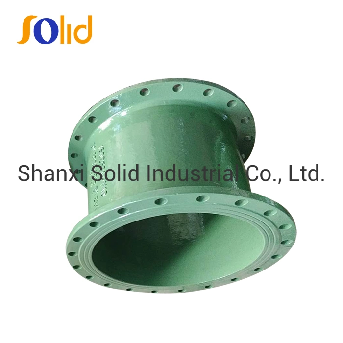 ISO2531/En545/En598 Ductile Iron Pipe Fitting with Epoxy Green Fbe Coating