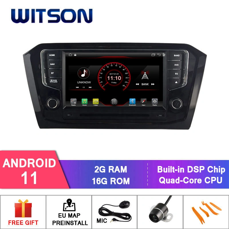 Witson Quad-Core Android 11 Car DVD Navigation for VW B8 Mirror Link for Android Mobile+iPhone