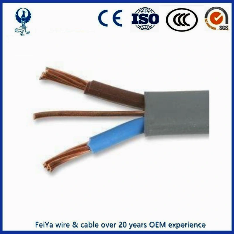 Cable de tierra de 3 conductores de 14 conductores para interiores de calibre Nmd90 no metálico Nmd90