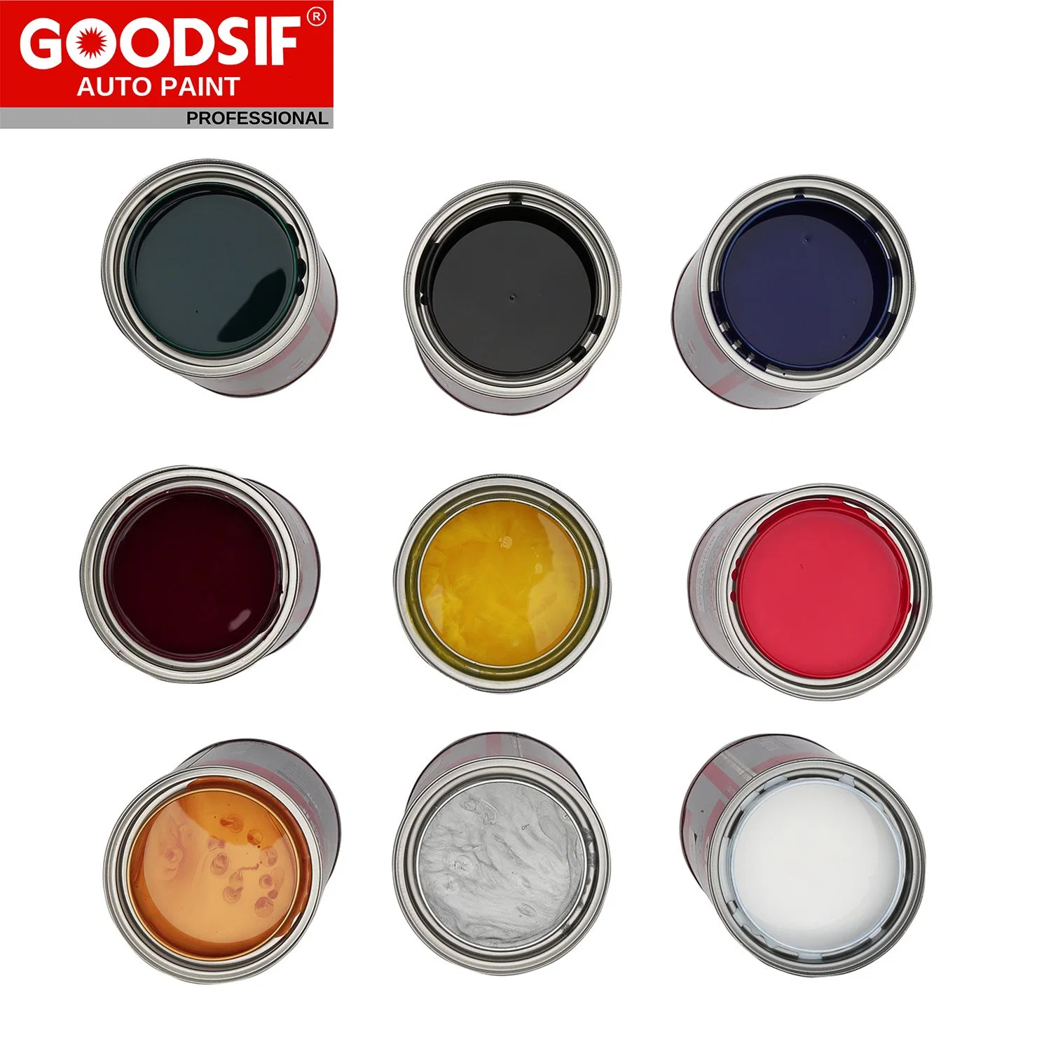 Goodsif Brand Automotive Clear Coat High quality/High cost performance  1K 2K Auto Body Metal Scratch Repair Primer Acrylic Car Paint