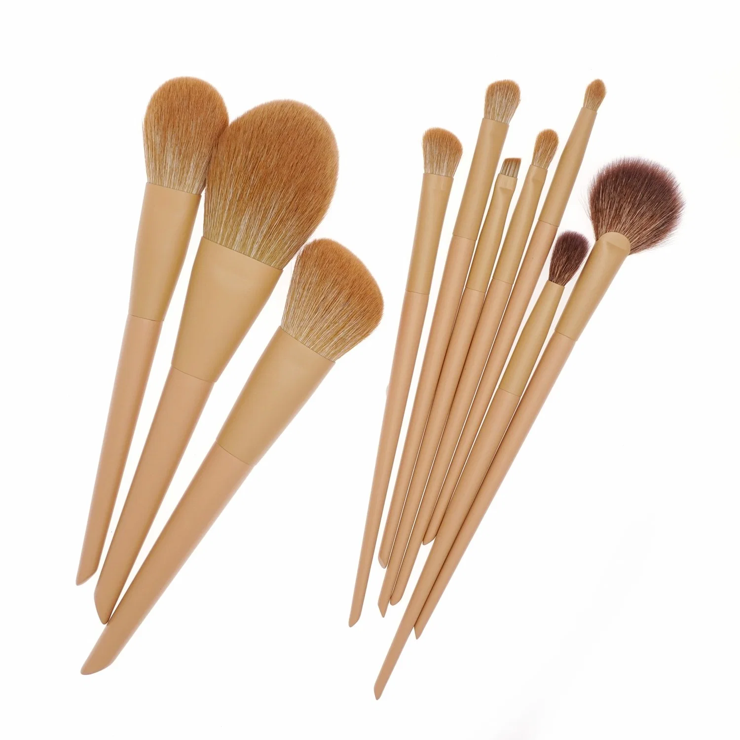 Makeup Brush Set Handle Cosmetci Tools