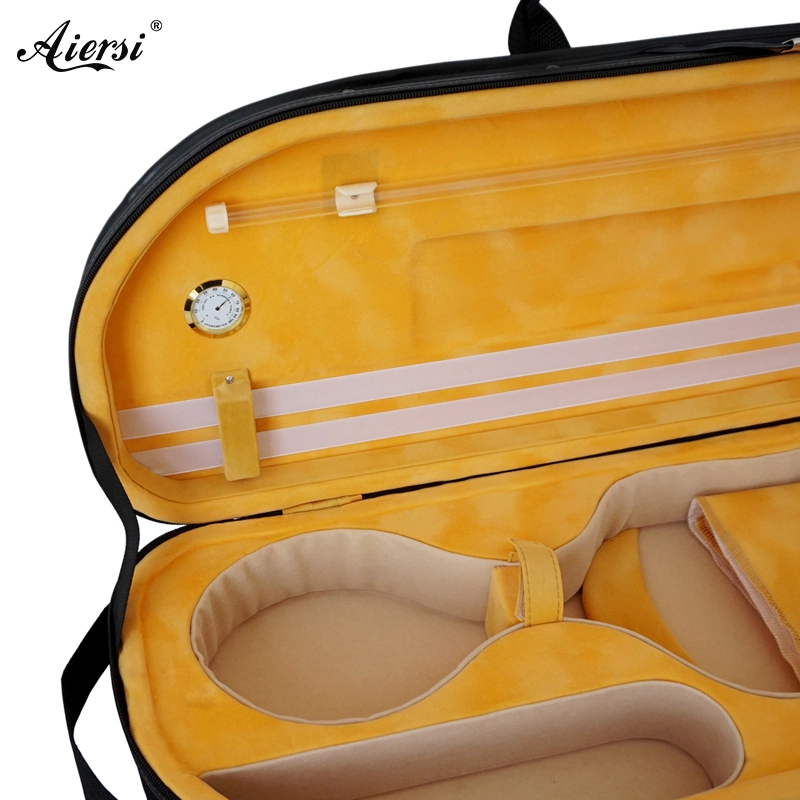 Wholesale/Supplier Factory Price Half Moon Shape Colour Light Weight Violin Hard Case