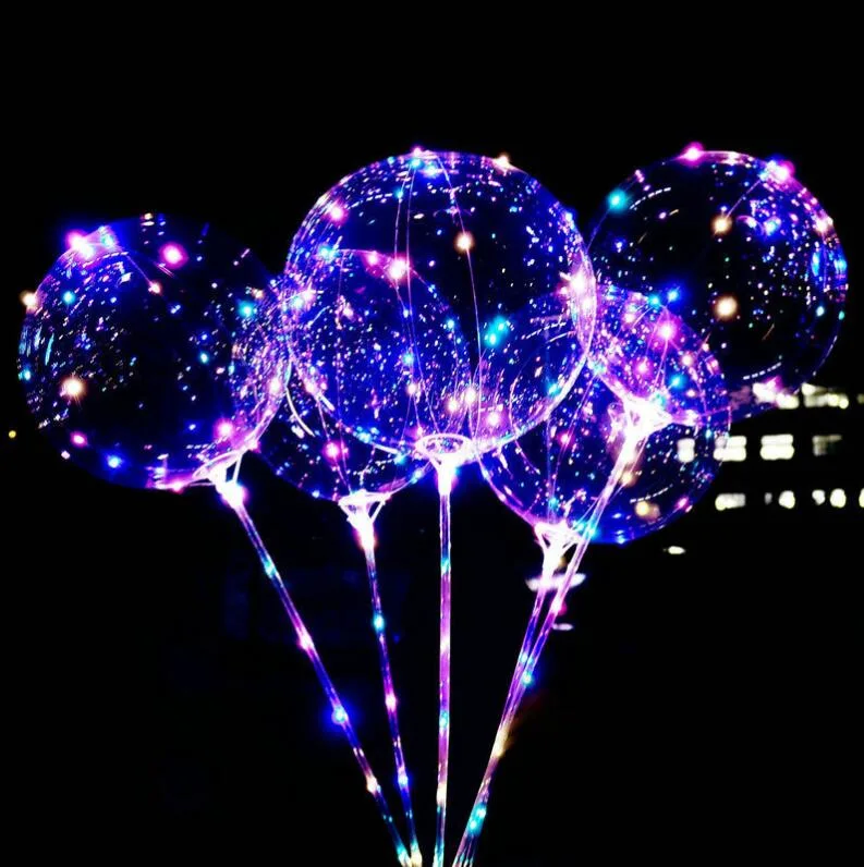 Party Balloon Bobo LED Luminous Balloon Light for Kids Hot Sell Retail Children Balloon