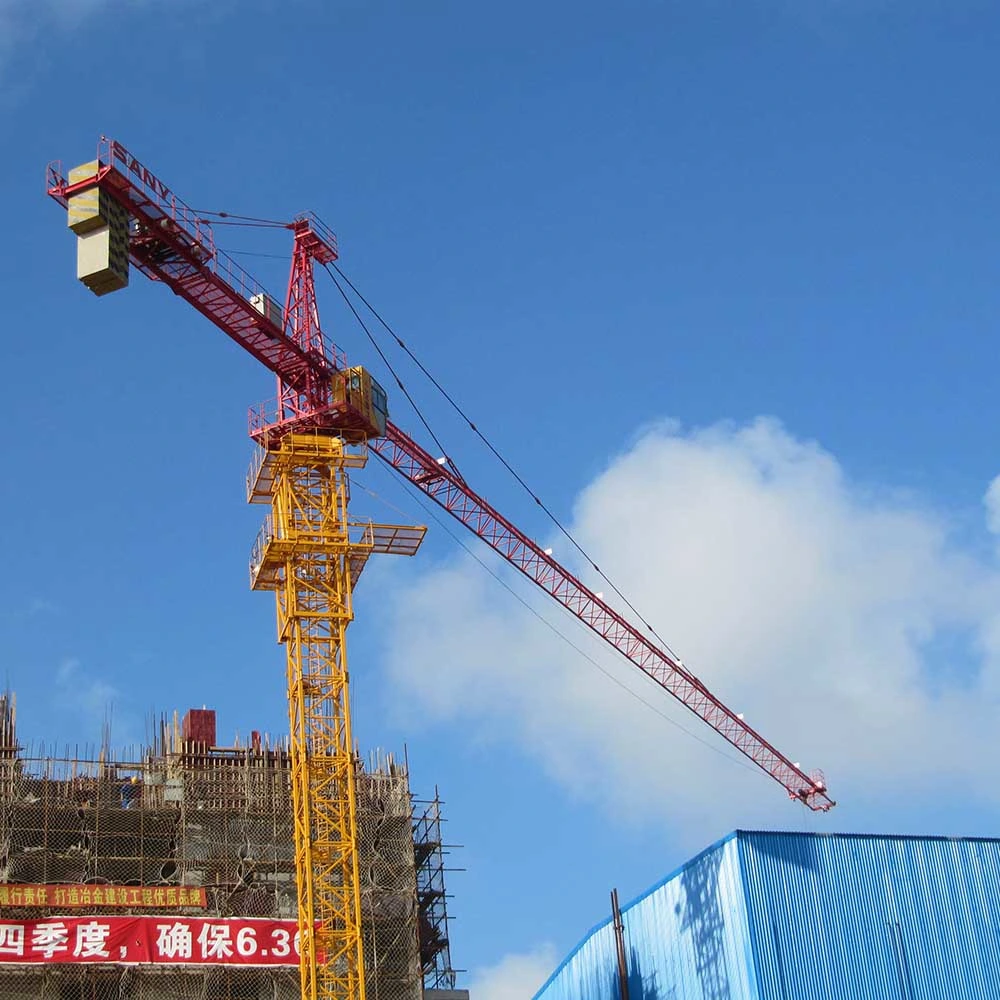 SANY SYT100 (T6515-6) Longueur de flèche de grue à tour de la construction grue à tour prix dans l'Inde