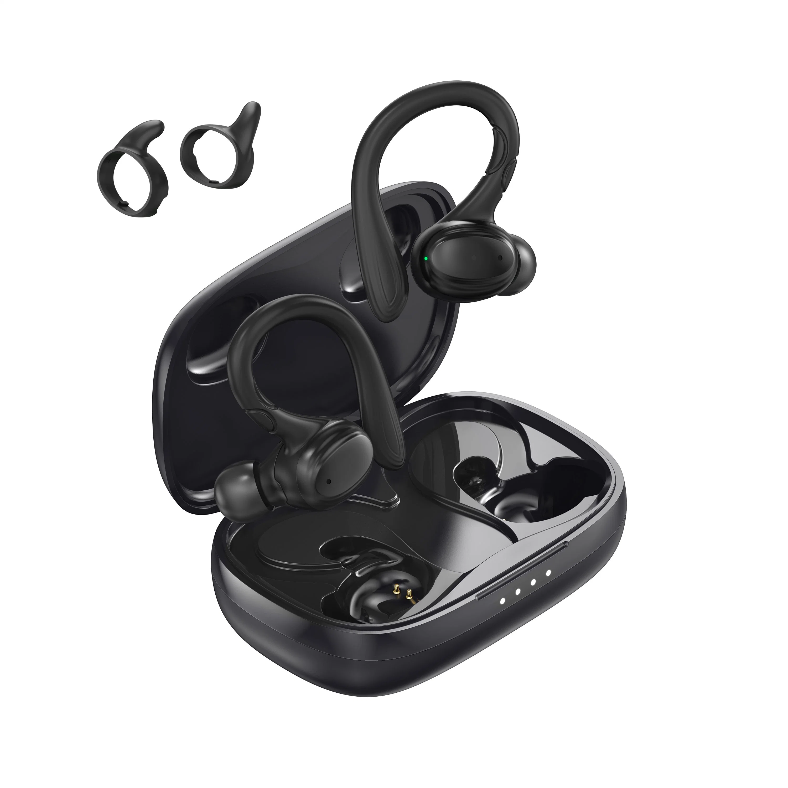 Nouveau casque chaud avec oreille moule privé I24 Noir étanche Casque sport sans fil TWS