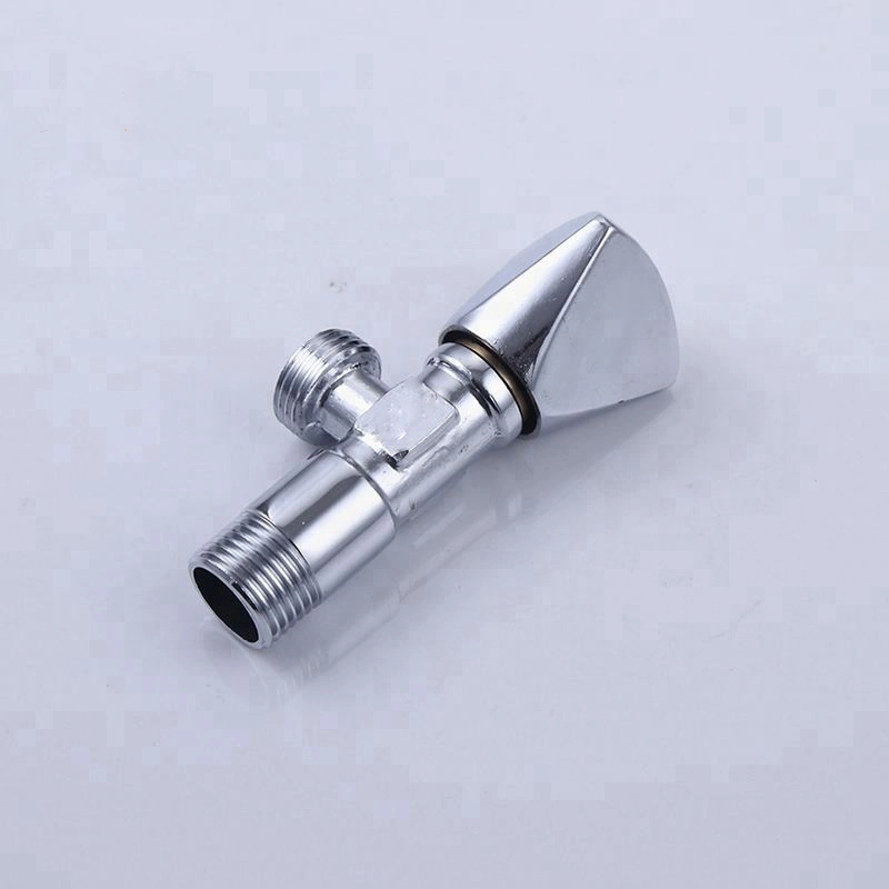 Original Factory Wall Mounted 304 Stainless Steel Angle Valve G1/2 Nickel Brushed Faucet Accessories Angle Stop Valve