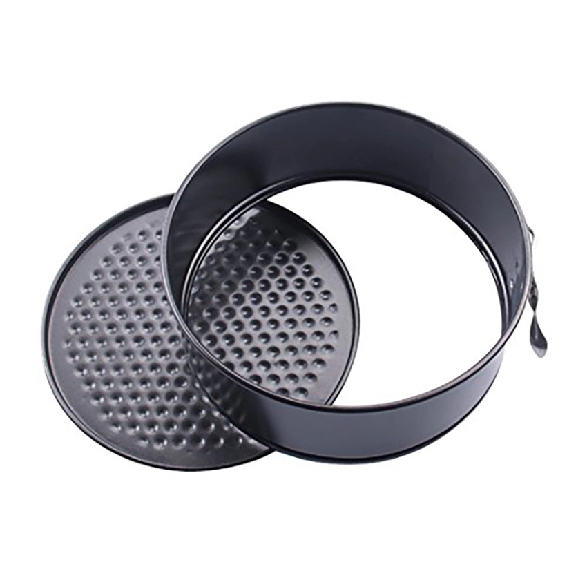 OEM Ring Tools Carbon Steel Round Black Gold Cake Bread Pan Grill Bakeware Baking Non Stick Bakery Pan Set