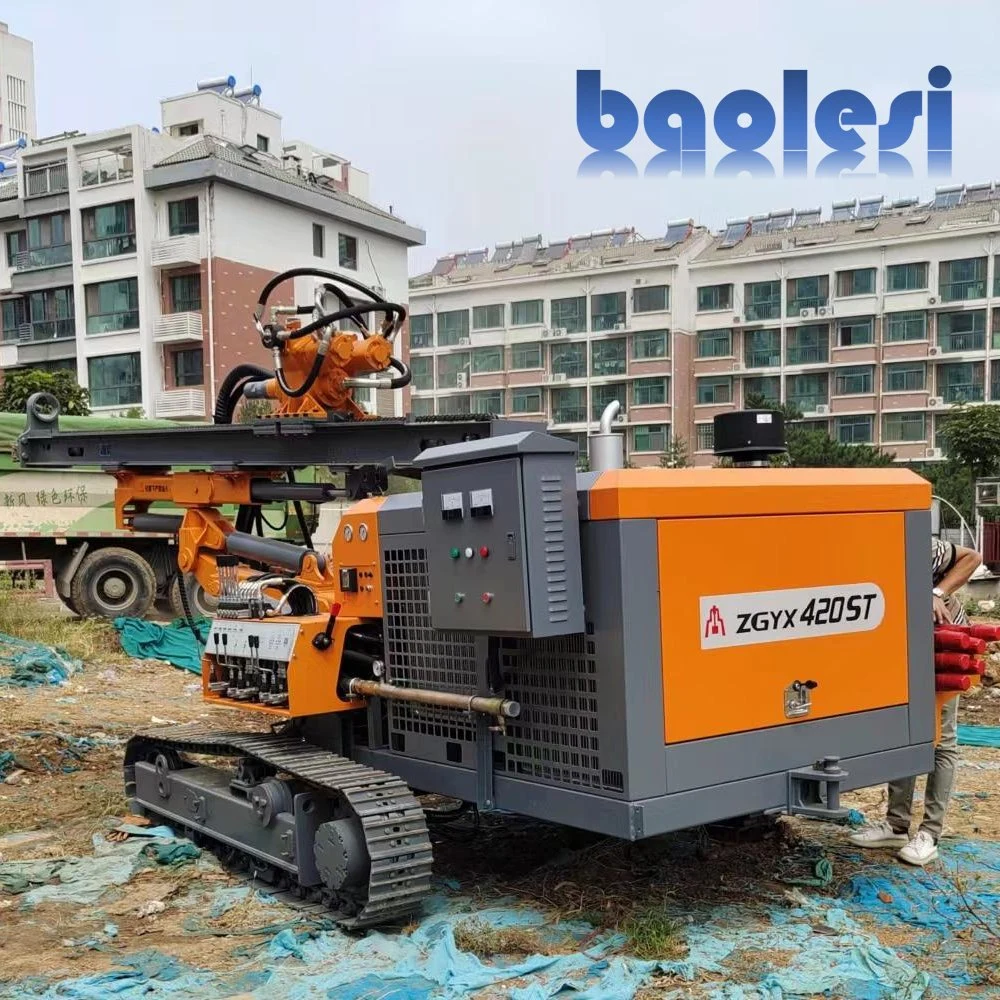 Diesel-Electric Dual Power Drill Underground Tunnel Drill Rig for Rock Anchor