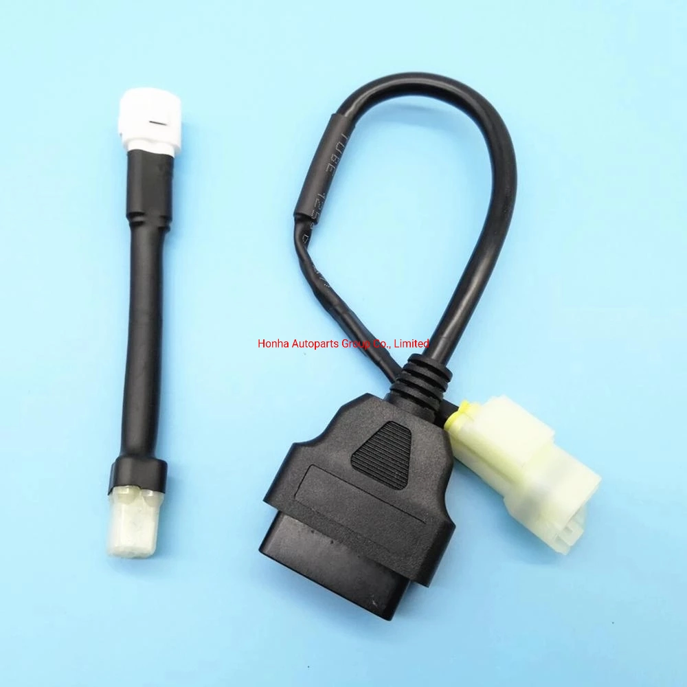 3&4 Pin Connector OBD II K-Line Diagnostic Harness Electronic Cable of Honda-YAMAHA Motorcycle