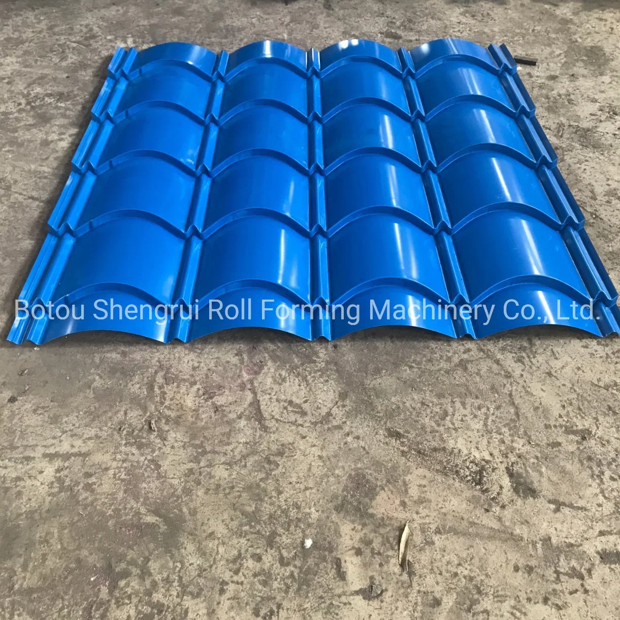 PPGI Zinc Automatic Glazed Roof Tile Steel Roll Forming Machine Step Tile Press Roof Forming Equipment