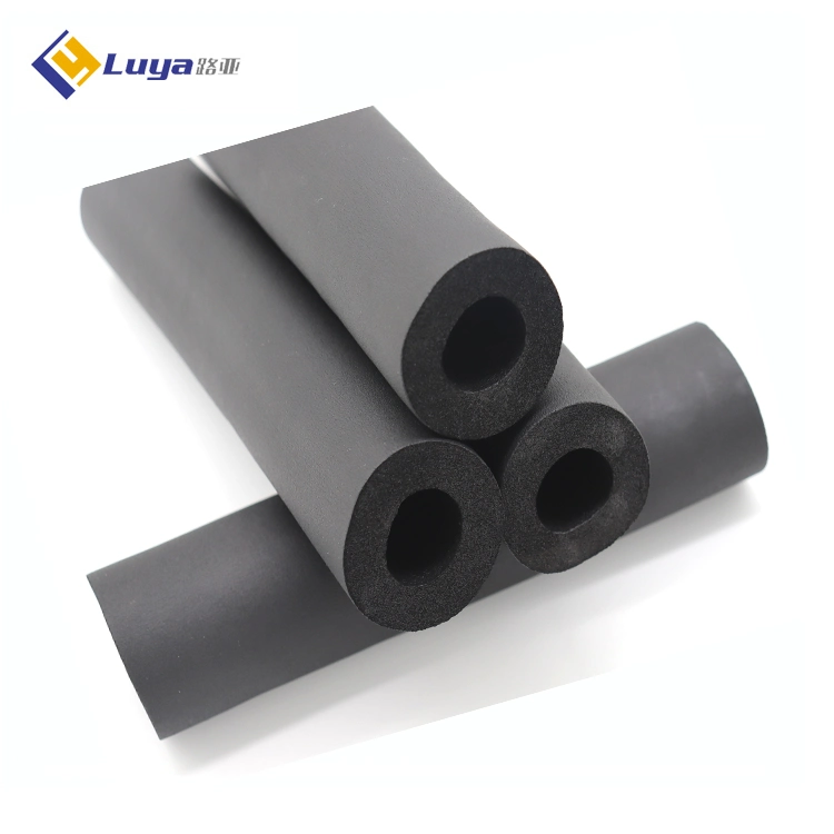 Insulation Air-Conditioning Pipe Rubber Insulated Pipe Red and Blue Casing