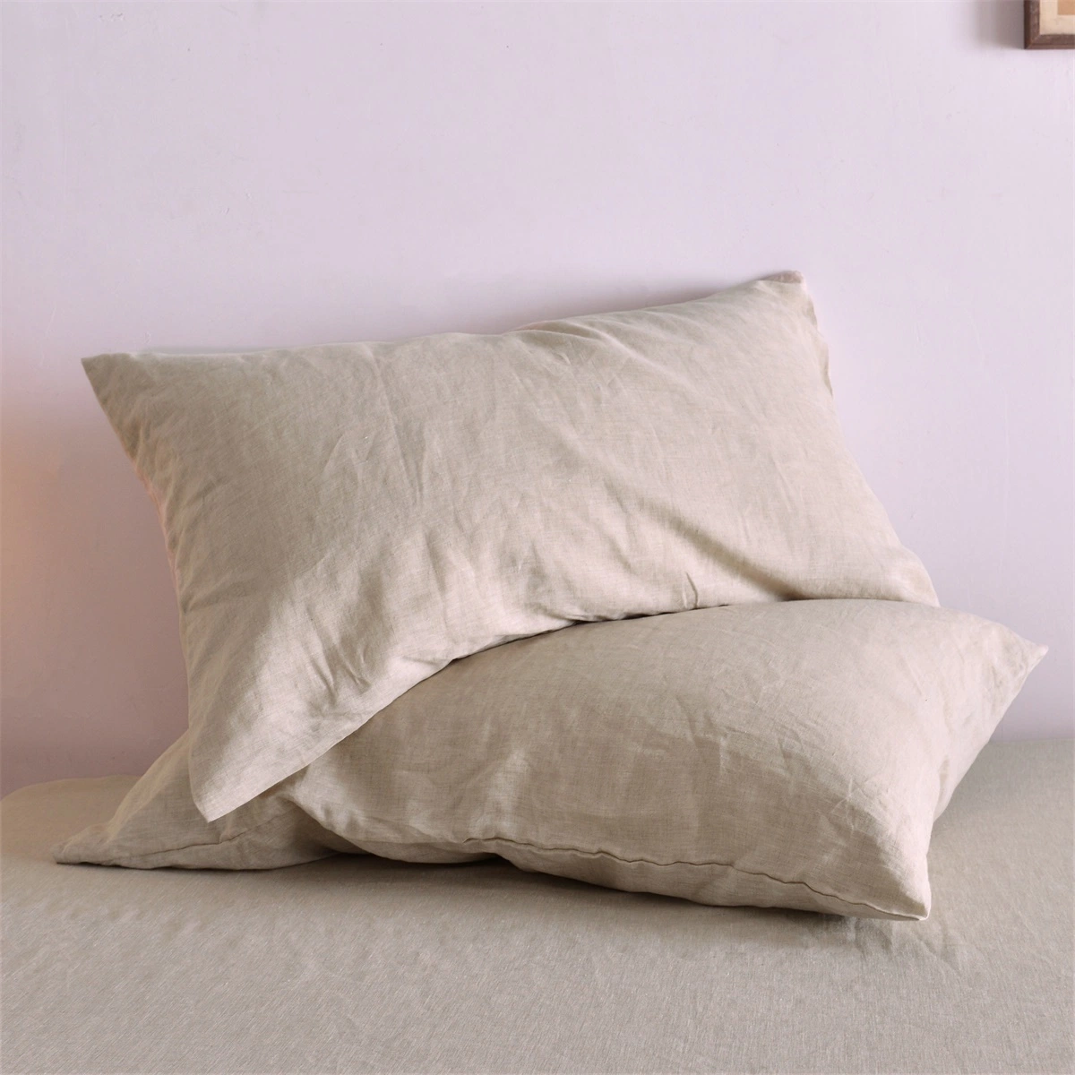 Super Soft Washing Natural Color French Linen Sheet Sets