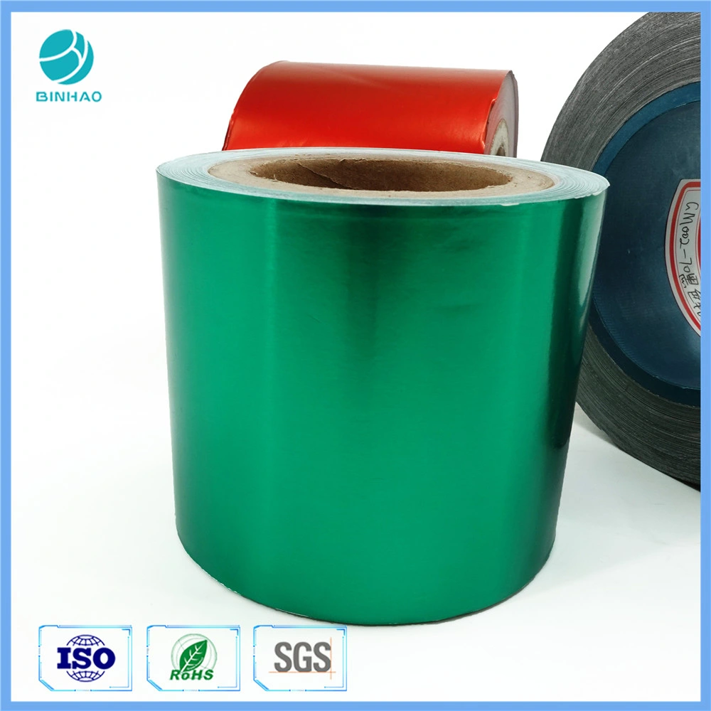 Green Coated Composite Aluminum Laminated Foil Paper