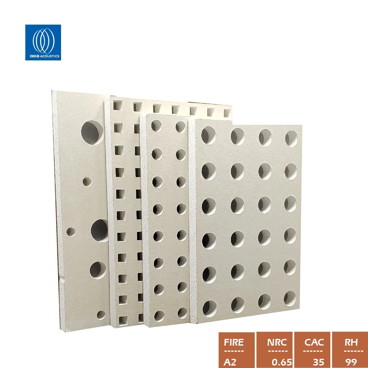 6mm Circular Hole Seamless Acoustic Gypsum Board Round Hole Perforated Plasterboards Ceiling