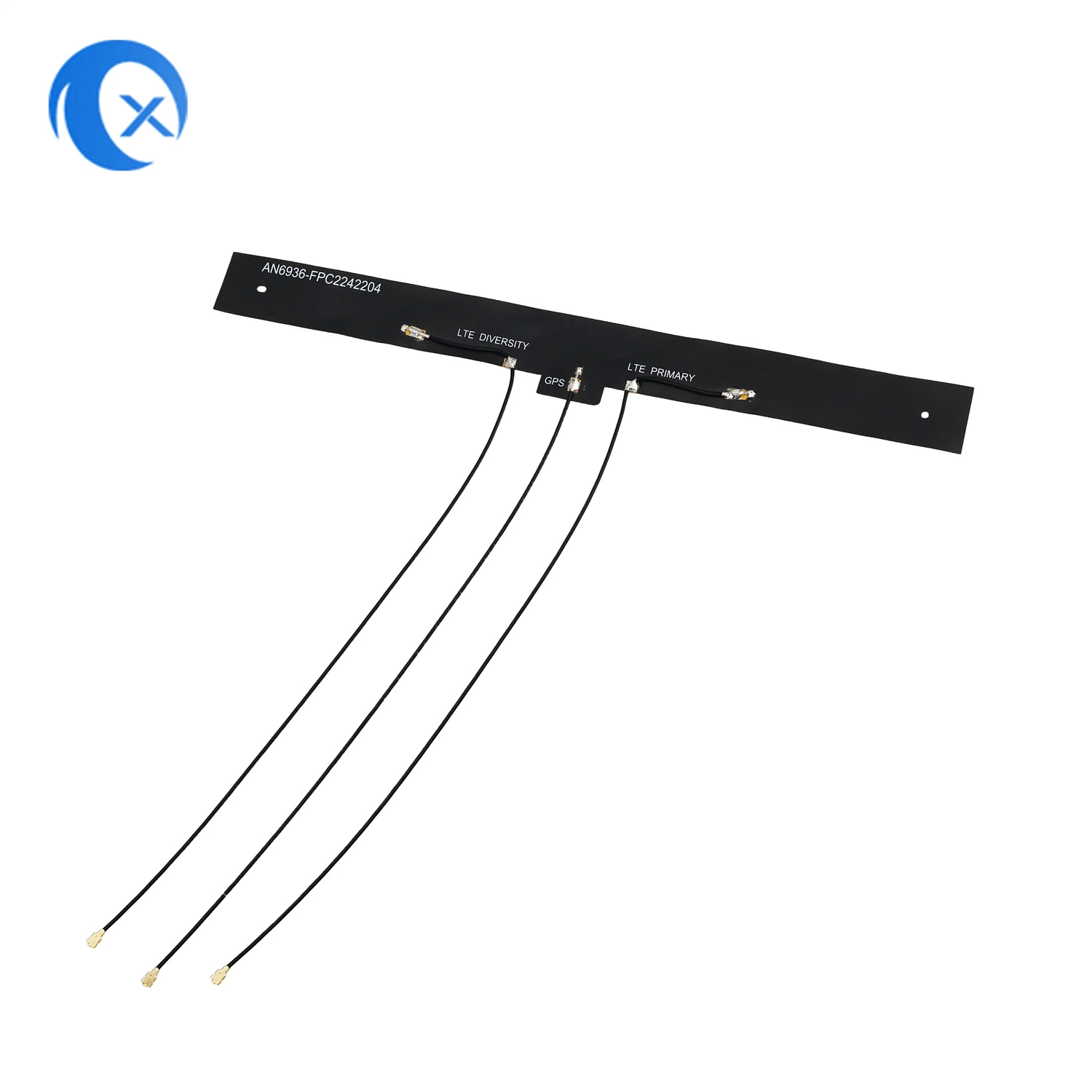 Antena integrada FPC com porta tripla 4G LTE Main &amp; Diversity e GPS com conector U. FL