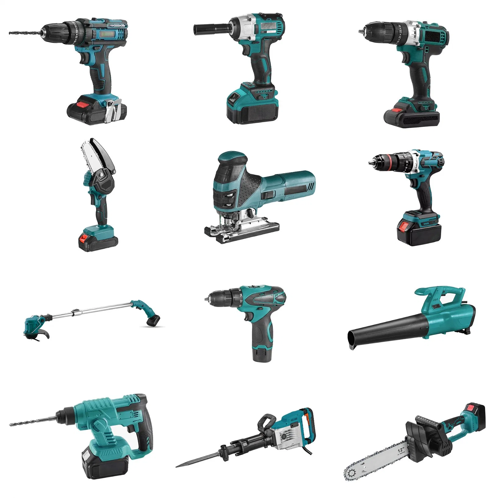 Custom Electric Drill Brushless Wiederaufladbare Lithium-Batterie Hand-Power-Akku Werkzeuge