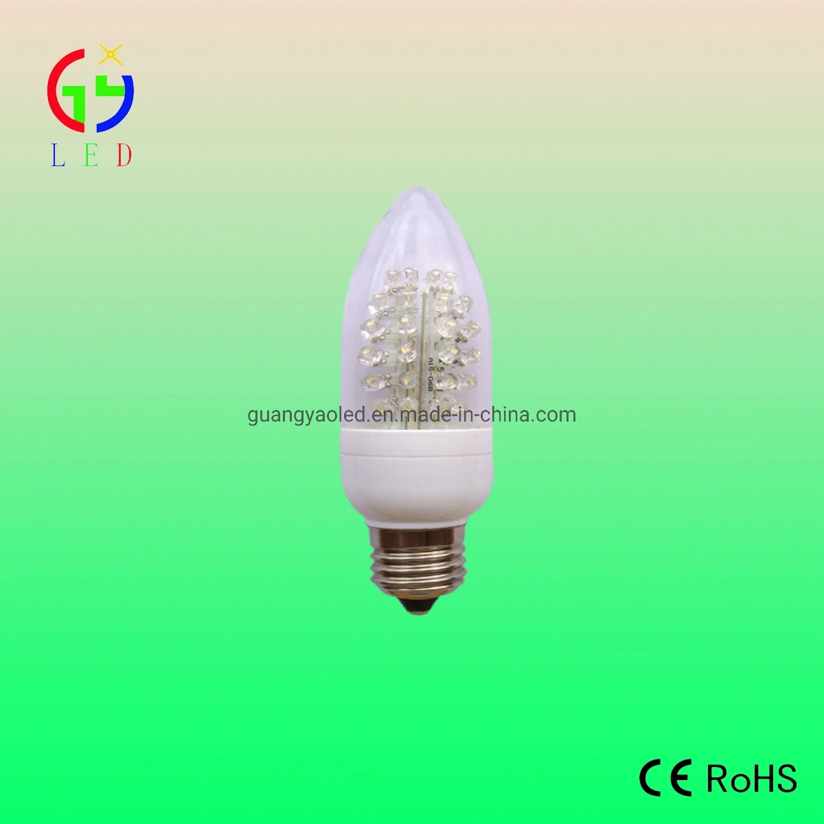 LED C48 Candle Twisted Bulb E27 Chandelier Lamps