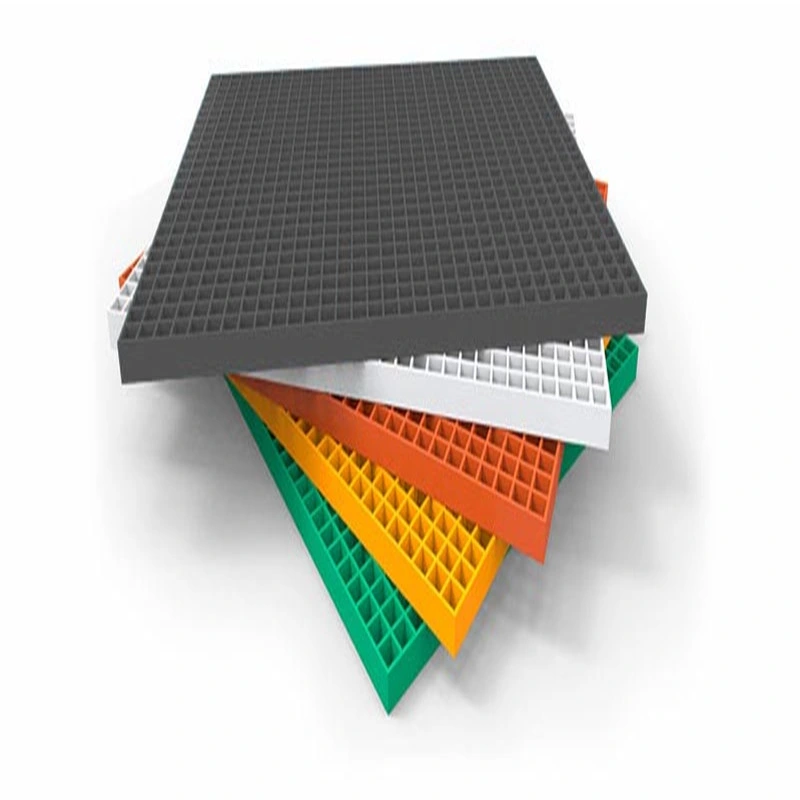 Grating Platform Corrosion Resistance FRP Molded Grating Fiberglass Grids Mesh for Platform