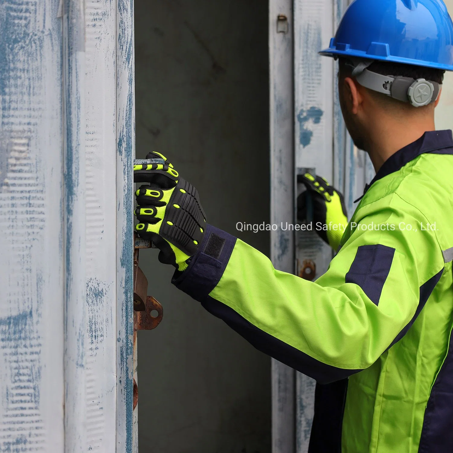 20.21 China Wholesale TPR de protección contra impacto en la parte posterior de la seguridad Guantes de mano de obra