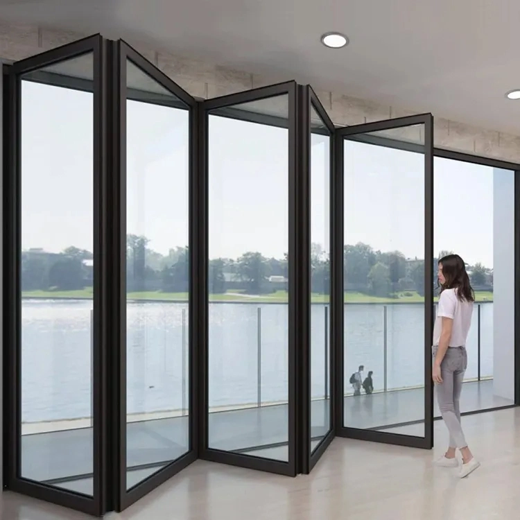 Fashion Aluminium Patio Bifold Door Designs American Outdoor Folding Patio Doors Prices