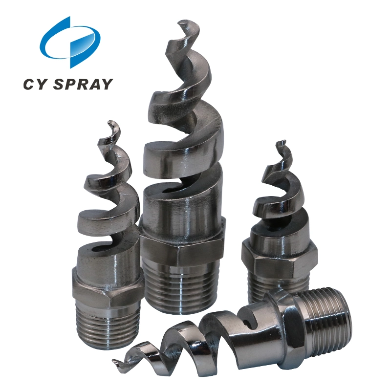 Spjt Stainless Steel Full Cone Spiral Nozzle for Gas Cooling