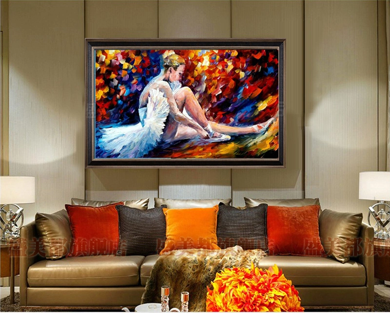 Wholesale/Supplier High quality/High cost performance  Decoration Oil Painting, Knife Painting for Scenery for Gallery