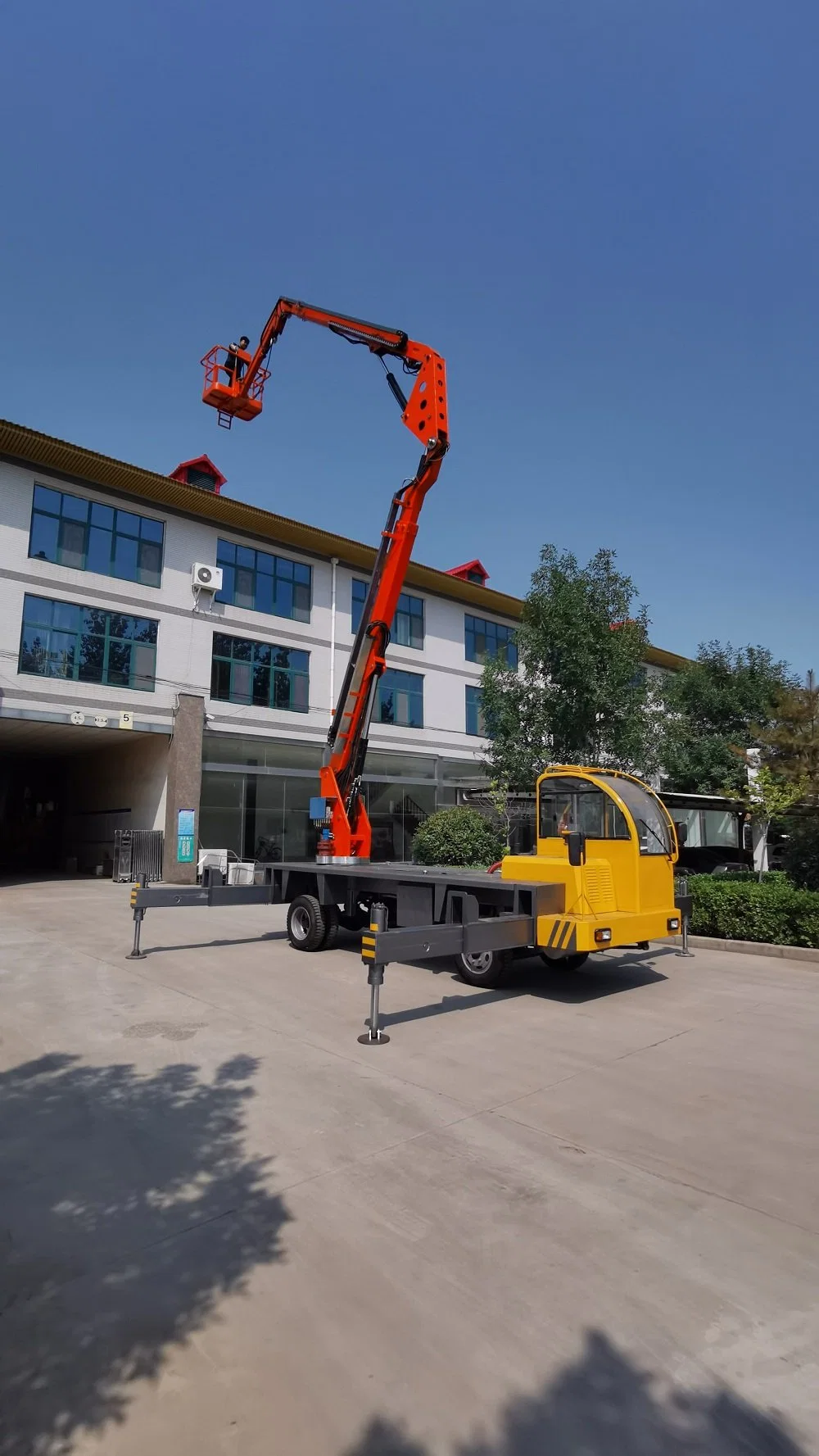 12m Certificated High End Mini Mobile Hydraulic Electric Industrial Boom Lift