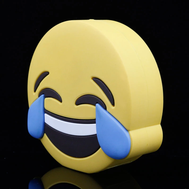 سيلكوم emoji مضحك محمول بنك الطاقة المناسب للهاتف المحمول